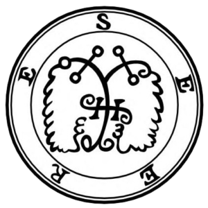 Sigilo - Daemon Seere – 70º Espírito da Goétia - Magia do Caos